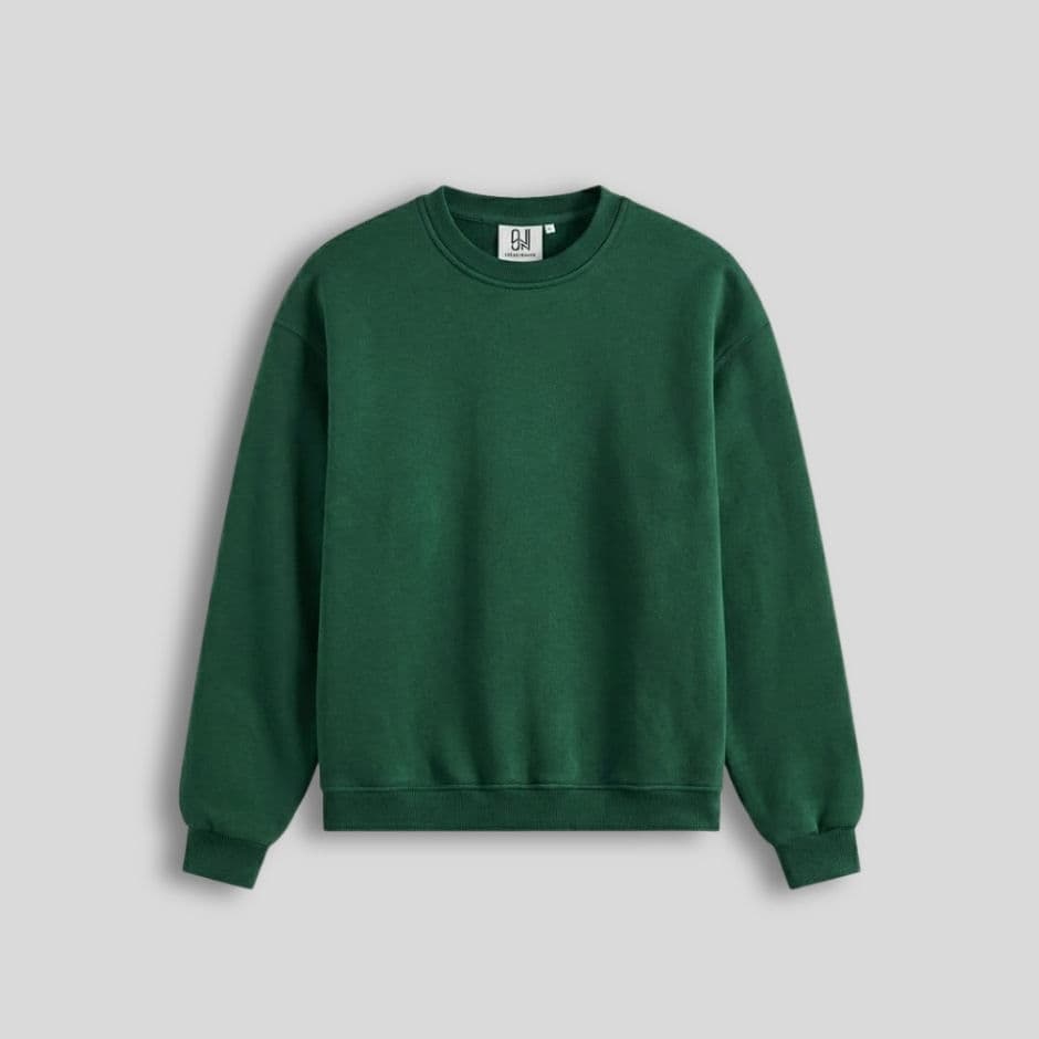 Green crewneck sweater 
